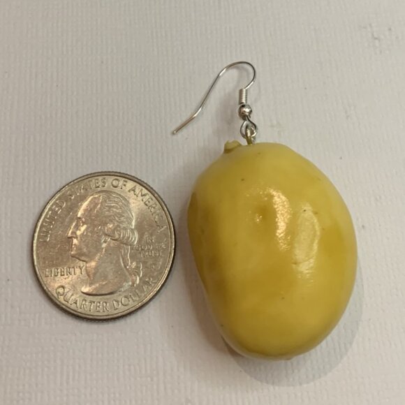 Potato Earring, Funny Food Earring, Food Jewelry, Gift Idea, Cooking Earring - Picture 6 of 7